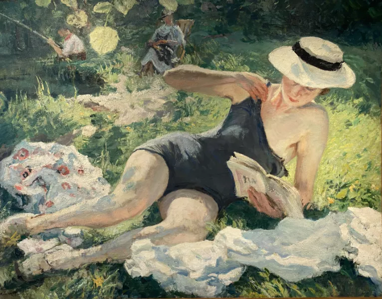 Femme à la lecture 