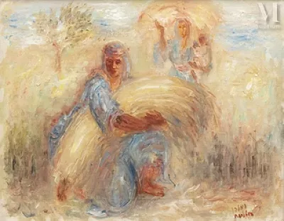 Reuven RUBIN (Galati 1893 – Tel-Aviv 1974) — Les glaneuses