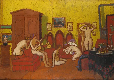 József Rippl-Rónai — Nus dans l'atelier de la villa Róma