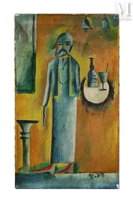 Othon COUBINE (Boskovice 1883 - Marseille 1969) — Le Garçon de café