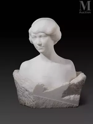 Edward WITTIG (Varsovie 1879 - 1941) — Buste de femme