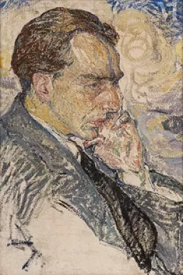 Mela MUTER (Varsovie 1876 - Paris 1967) — Portrait de Raymond Lefebvre