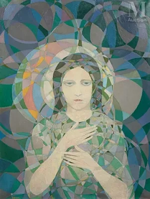 Boleslas BIEGAS (Koziczyn 1877- Paris 1954) — Espoir d'incertitude, 1920