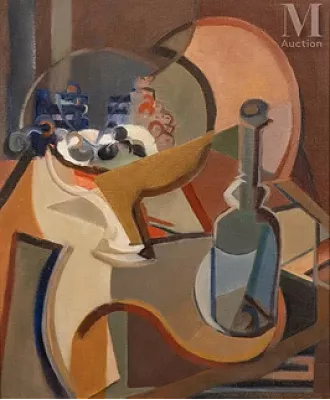Youla CHAPOVAL (Kiev 1919 - Paris 1951) — Nature morte cubiste