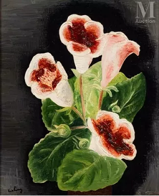 Moïse KISLING (Cracovie 1891 - Sanary sur Mer 1953) — Arums