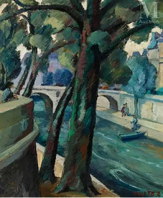 Mela MUTER (Varsovie 1886 - Paris 1967) — Pont Marie