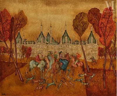 VARLAMICHIVILI Félix dit VARLA (Kutaisi 1903 - Paris 1986) — Chambord