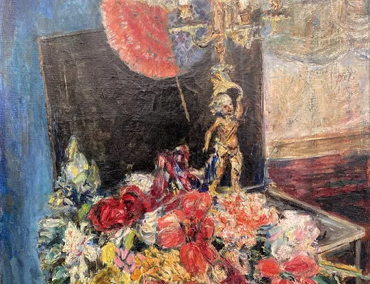 Bouquet de fleurs et à la bougie 