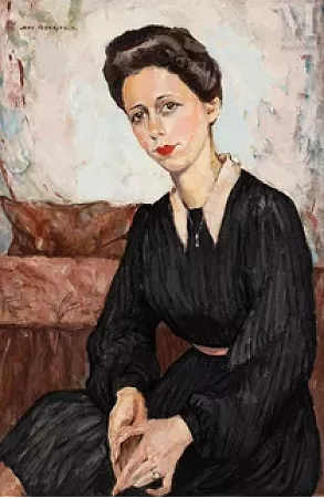 Portait de femme assise