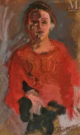 Femme en rouge