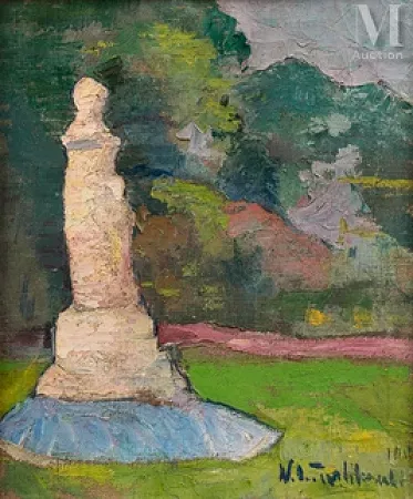 Monument dans un parc