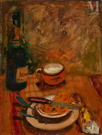 Nature morte à la bouteille