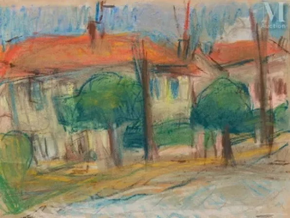 Les maisons aux toits oranges
