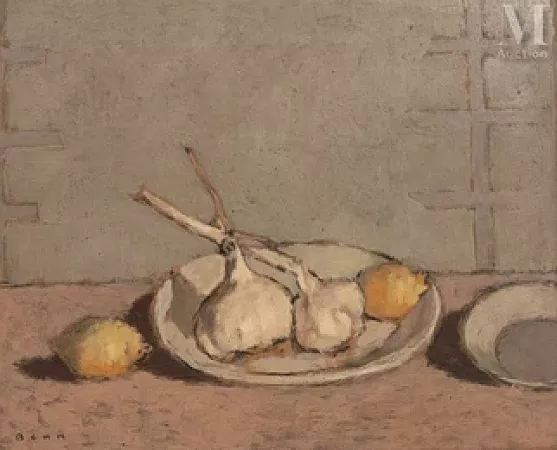 Nature morte à l'ail et aux citrons, 1939