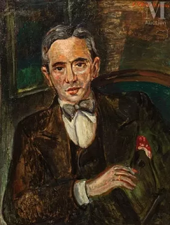 Portrait d'un intellectuel russe de Montparnasse