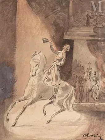 Scène de cirque