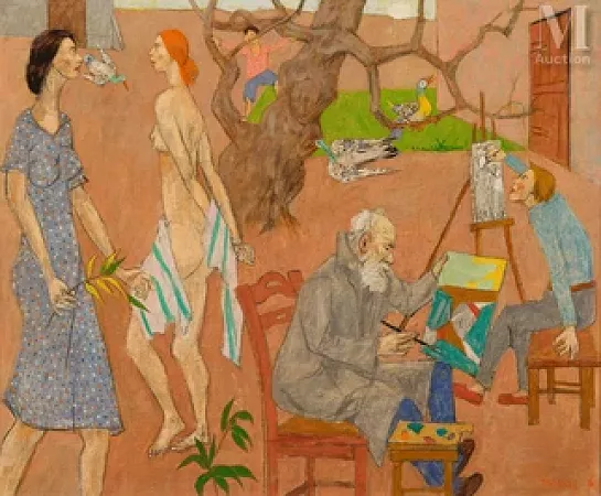 Le peintre et ses modèles