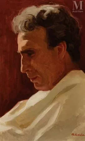 Portrait d'homme de profil