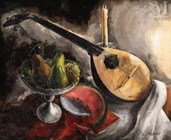 Nature morte à la mandoline