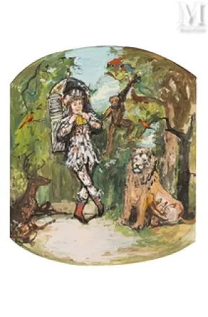 L’oiseleur, projet de décor de théâtre