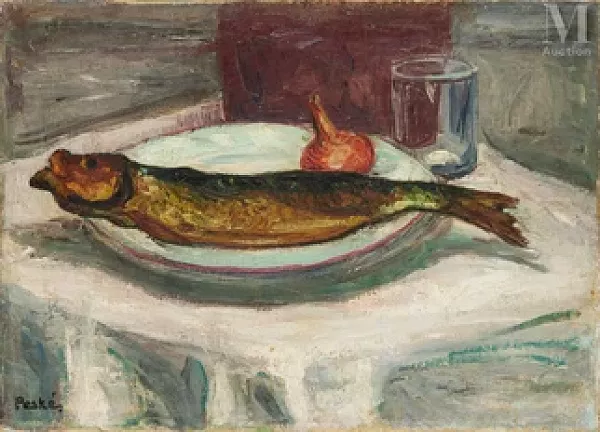 Nature morte au hareng