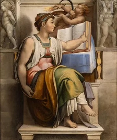 Sibylle d’Erythrée, d’après Michel-Ange