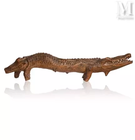 Crocodile à deux têtes