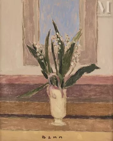 Brins de muguet dans un vase