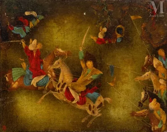 Scène de bataille