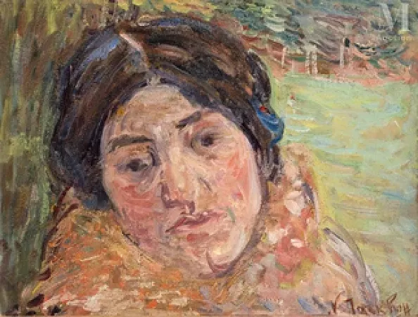 Portrait de l'épouse de l'artiste, Yvonne