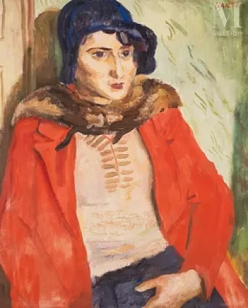 Portrait de femme au chapeau
