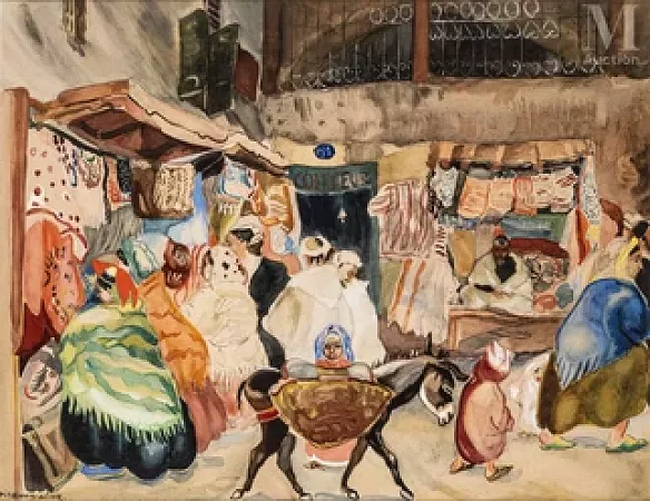 Scène de rue orientale