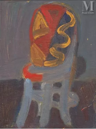 La chaise bleue