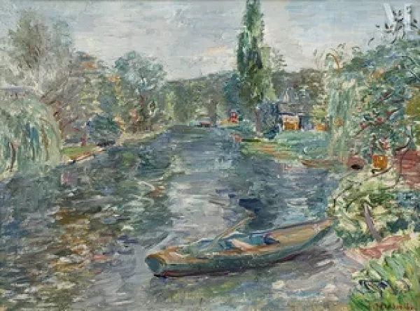 Barque sur la rivière