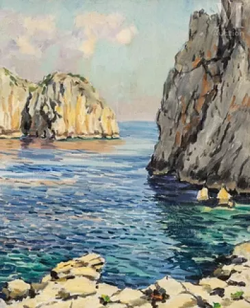 Baie au lever du soleil, Capri