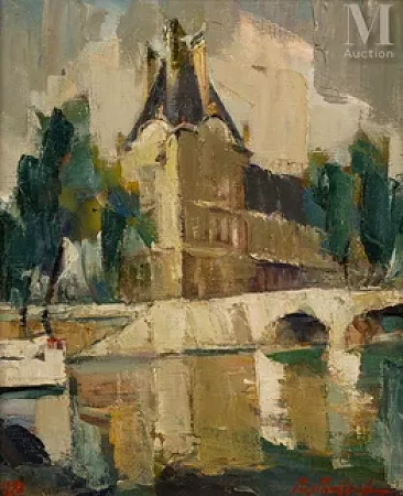 Vue du Louvre depuis la Seine