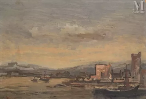 Vue d’un port