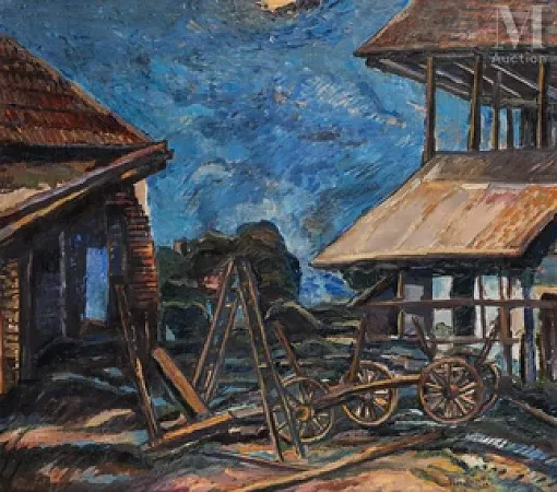 Maisons au clair de lune