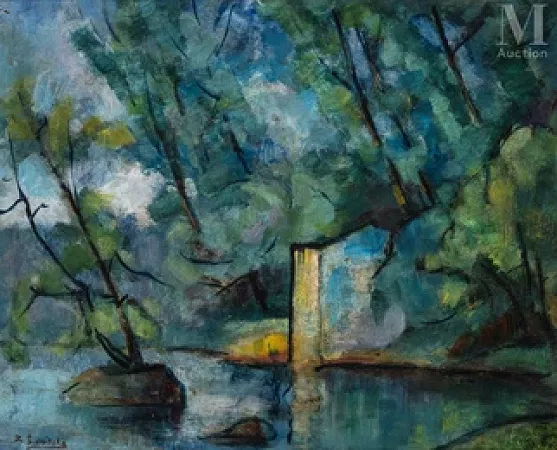 Paysage à la rivière