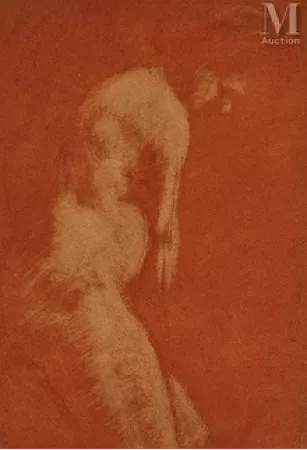 "Nude pensive"