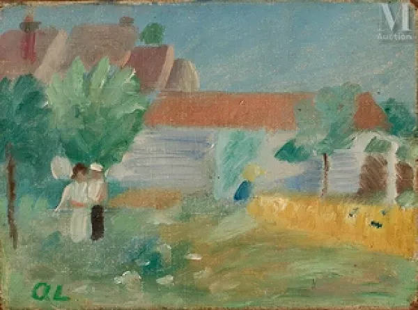 Couple dans un paysage