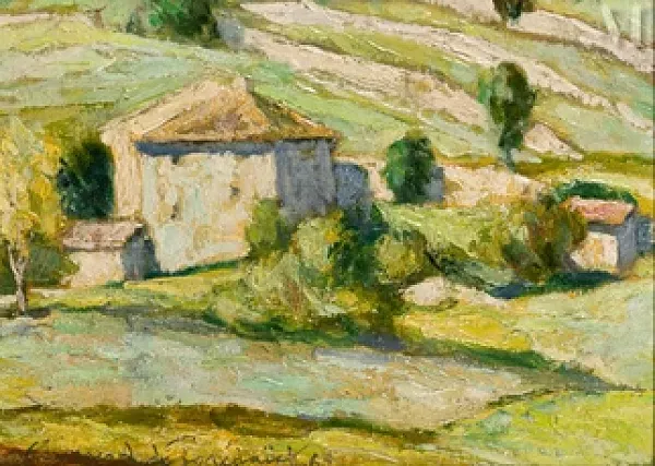 Ménerbes, lumière verte