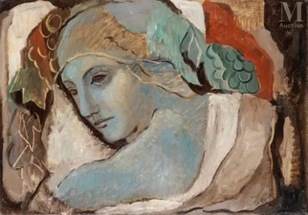 Tête de bacchante