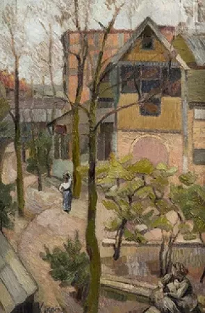 La Ruche, vue plongeante sur le bâtiment dit "Fernand Léger"