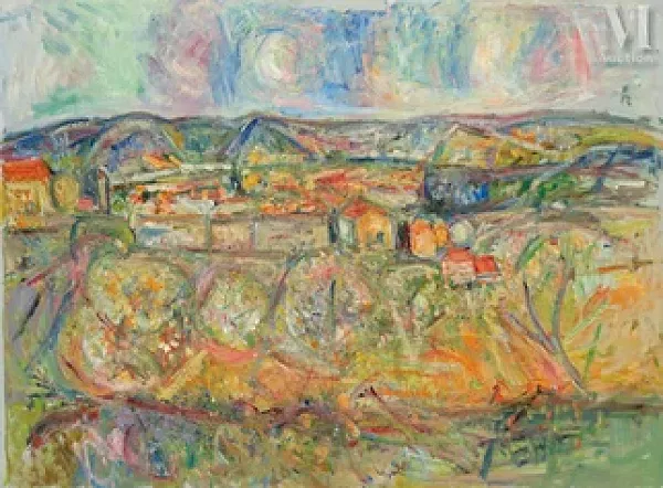 Paysage aux collines