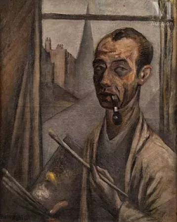 Autoportrait de l’artiste dans son atelier