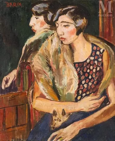 Femme au renard