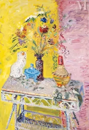 Bouquet dans un intérieur