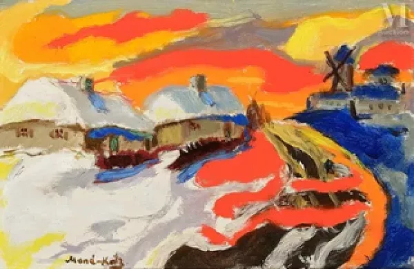 Paysage au crépuscule