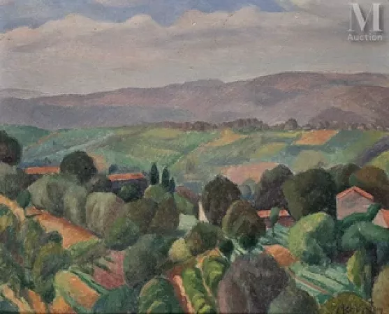 Paysage aux environs de Saint-Paul-de-Vence